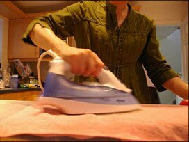 ütü parlamasi icin