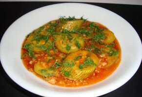 dereotlu kabak yemegi